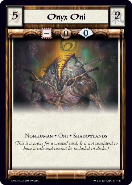 Onyx Oni - Token
